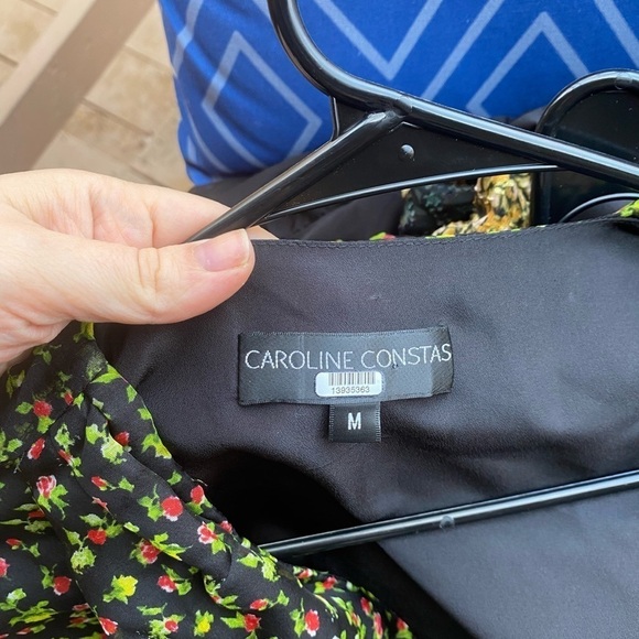 Caroline Constas Vivian Winter Rose Dress - Picture 6 of 6